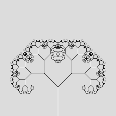 Génération d'Art Fractal en p5.js image